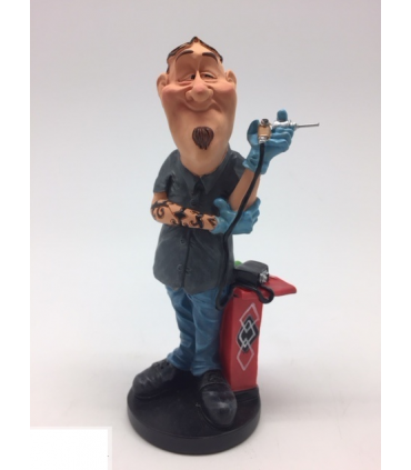 Caricature Mestieri "Il Tatuatore" H. 15 cm