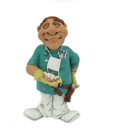 Caricature Mestieri "Dentista" H. 15 cm