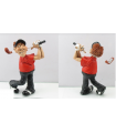 Caricature Mestieri IN RESINA  "Golfista Swing" H. 15 cm