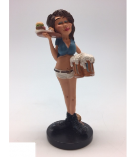 Caricature Mestieri "La Sexy Segretaria" H. 15 cm