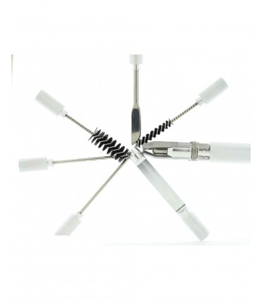 Set 7 pezzi per Pulizia Pipe in Elegante scatola di Legno