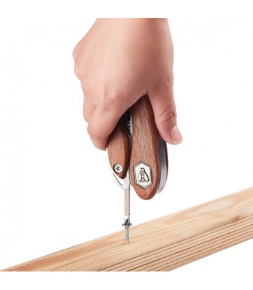 Pinza Laguiole Multifunzione con Manico in Legno