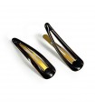 Fermagli Clic Clac per Capelli Le Kikke 5cm Colore Nero Conf.12 pz.