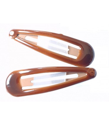 Clic Clic per Capelli Le Kikke 5cm Colore Tartaruga Conf.12 pz.