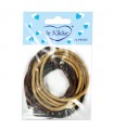 Elastici per Capelli Le Kikke Bustina 12pz. Diam.4.5 cm colori assortiti conf. 12 bustine