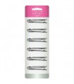 Fermagli per Capelli con Barretta Le Kikke colore Argento con Strass L.5.5cm Conf.12 pz.