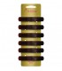 Fermaglio Matik per Capelli Le Kikke Rettangolare conf.6 pz. colore Marrone