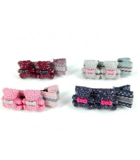 Fermagli per Capelli Le Kikke con Orsetti conf. 12 pz. assortiti come da foto