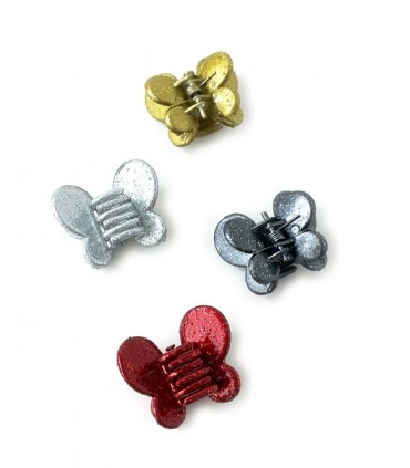 Pinza per Capelli Le Kikke 2cm conf. 12 pz. assortita con 3 colori