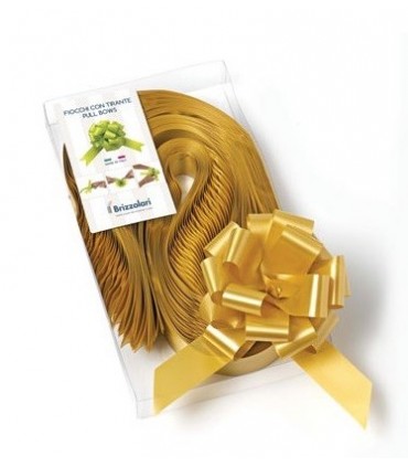 Fiocco strip H. 5 cm.  conf. 30 pz. colore oro