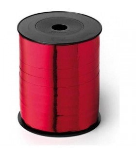 Nastro 250 metri  lucido  h. 1 cm.  colore rosso