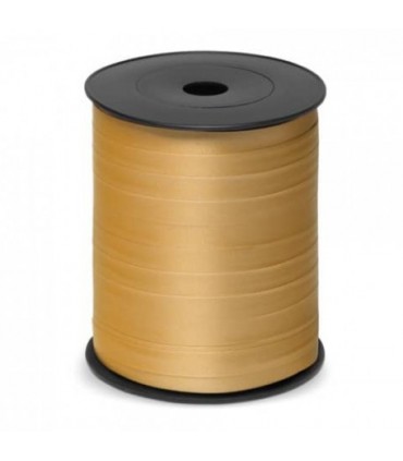 Nastro 250 metri opaco h. 1 cm.  colore oro