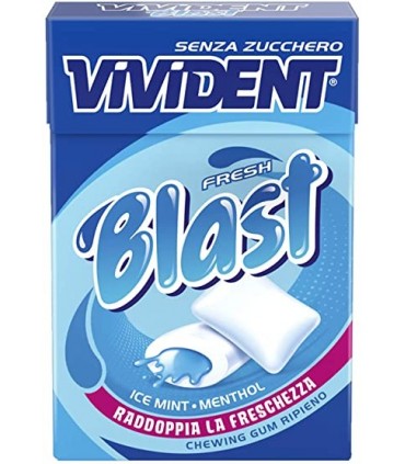 VIVIDENT BLAST FRESH BLUE ASTUCCIO CONF. DA 20 PZ. 