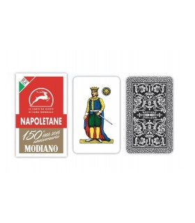 Carte Napoletane Modiano Rosso 150° Anniversario