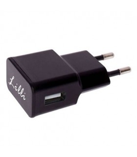 Caricatore da Muro con attacco USB Disponibile Nero e Bianco