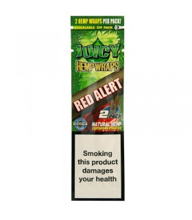 Cartina di Canapa Naturale Juicy Red Alert Gusto Fragola  conf. 25 pz.