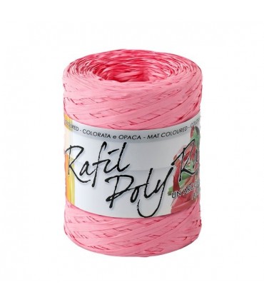Rafia 100 metri h. 1/2 cm.  colore Rosa