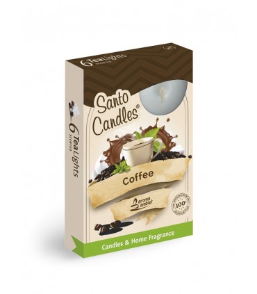 Candela Tea Lights Santo Candles Fragranza Vaniglia conf. 6 pz.