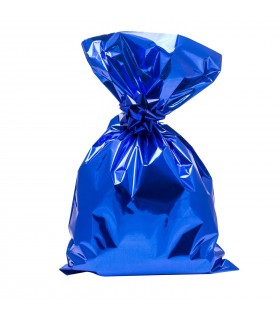 Buste Regalo Lucide in polipropilene mis.cm16x25 colore Blu Conf. 50  pz