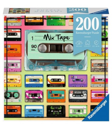Puzzle Ravensburger 21x33 cm. 200 pz. Mix Tape