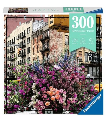 Puzzle Ravensburger 49x36 cm. 300 pz. Flowers in New York