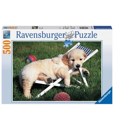 Puzzle Ravensburger 27x39 cm. 500 pz. Cuccioli a Riposo