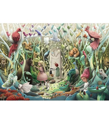 Puzzle Ravensburger 70x50 cm. 1000 pz. Il Giardino Segreto