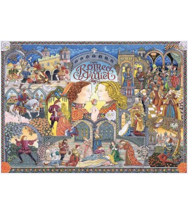 Puzzle Ravensburger 70x50 cm. 1000 pz. Romeo&Giulietta
