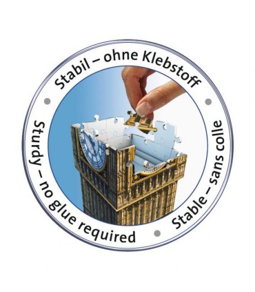 Puzzle Ravensburger 3D H.41cm 216 pz. Big Ben Londra