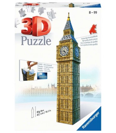 Puzzle Ravensburger 3D H.41cm 216 pz. Big Ben Londra
