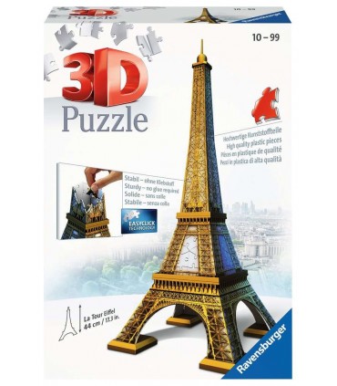 Puzzle Ravensburger 3D H.4cm 216 pz. Tour Eiffel