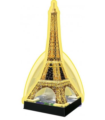Puzzle Ravensburger 3D che si Illumina H.29cm 216 pz. Torre Eiffel Night