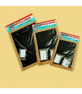 Lavagna in Legno con Gessetti e Cancellino mis.24x34 cm