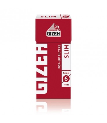 Filtri Gizeh Pop Up SLim 6mm conf. 10 Astucci da 102 Filtri