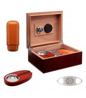 Set Colton Umidificatore per Sigari in Legno +