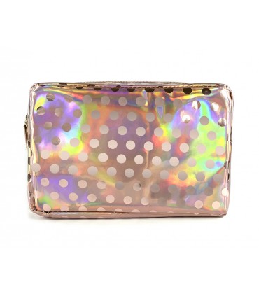 Beauty Case Donna Termico Metalizzato con Pois Le Kikke Dim.