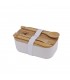 Porta Pranzo Laguiole con Coperchio e Posate in Bamboo