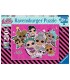 Puzzle Ravensburger 49x36 cm. 200 pz. L.O.L Girl Power Il Paese dei Dinosauri