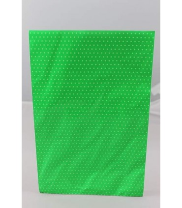 Buste regalo  double face(un lato lucido e uno opaco)misura 20x35 colore Verde conf. da 50 pz.