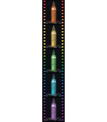 Puzzle Ravensburger 3D che si Illumina H.44 cm 216 pz. Big Ben