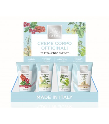 Crema Corpo Officinali Energy Lady Venezia 100ml Expo da 24 pz. assortito