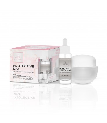 Set Giorno Crema Viso + Siero Lifting - Trattamento Protective per pelli giovani