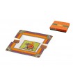 Posacenere per SIgari in Ceramica Smaltata Marca Angelo Mis. 20x17x2.5 cm confezionato in scatola da regalo