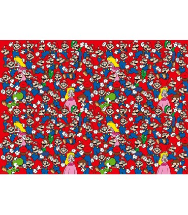 Puzzle Ravensburger 70x50 cm.  1000 pz. Super Mario Bros Challange