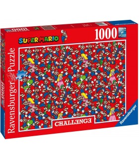 Puzzle Ravensburger 70x50 cm.  1000 pz. Super Mario Bros Challange
