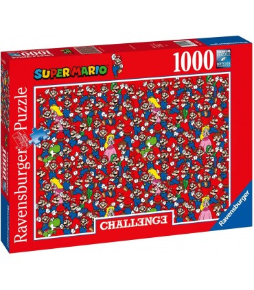 Puzzle Ravensburger 70x50 cm.  1000 pz. Super Mario Bros Challange