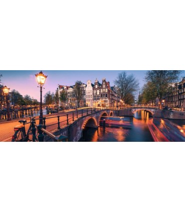 Puzzle Ravensburger 70x50 cm. 1000 pz. Una Sera ad Amsterdam
