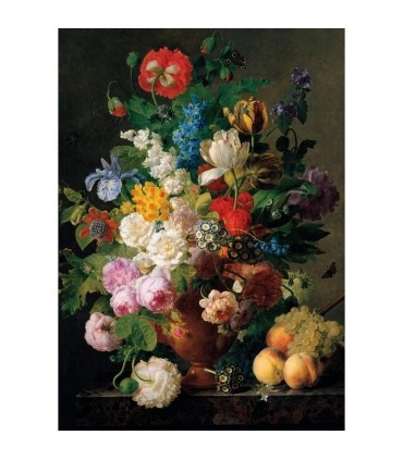 Puzzle Clementoni Collection 1000 pz Van Dela Vaso dei Fiori
