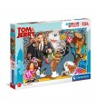 Puzzle Supercolor Clementoni 104 pz. Tom and Jerry