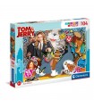 Puzzle Supercolor Clementoni 104 pz. Tom and Jerry